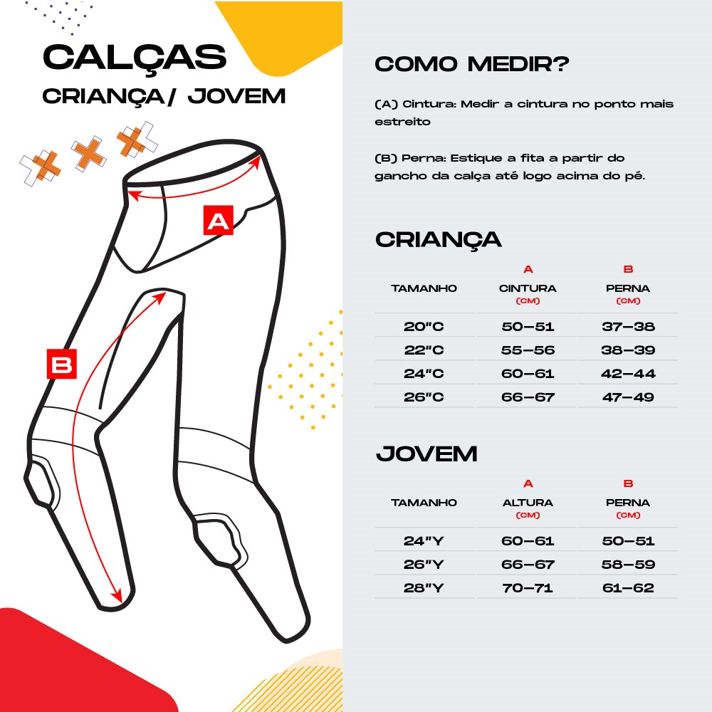 CALÇA + CAMISA TOX Laranja Criança 24 / S 1