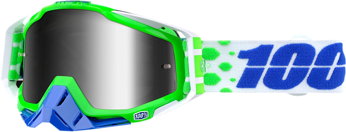 Oculo 100% Racecraft Espelhado Verde