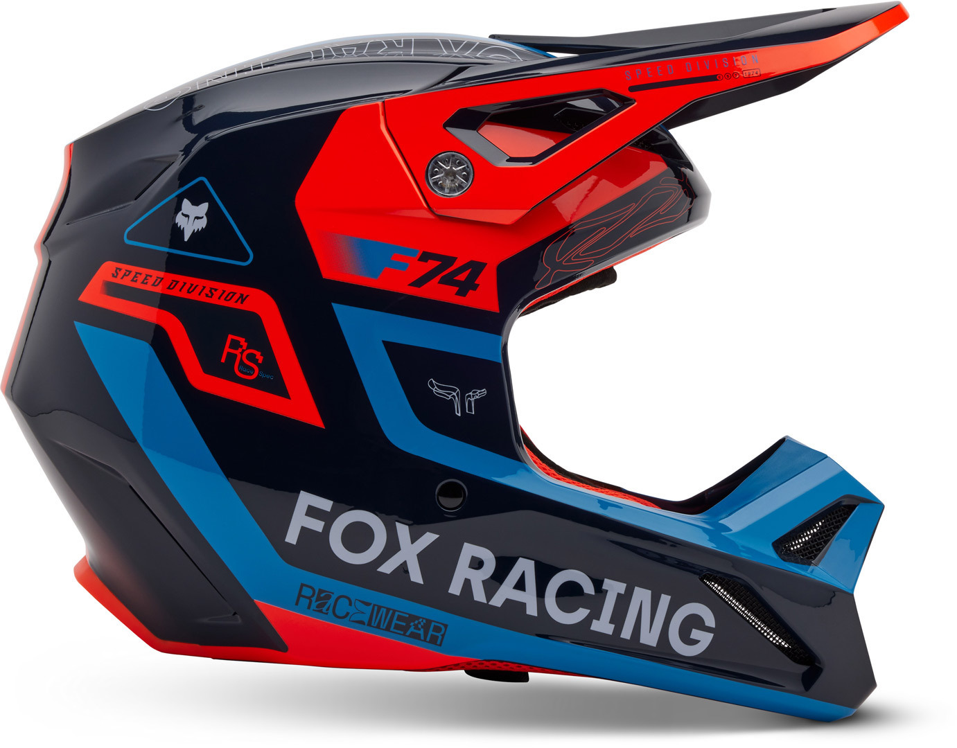 CAPACETE FOX V1 LEED AZUL 1