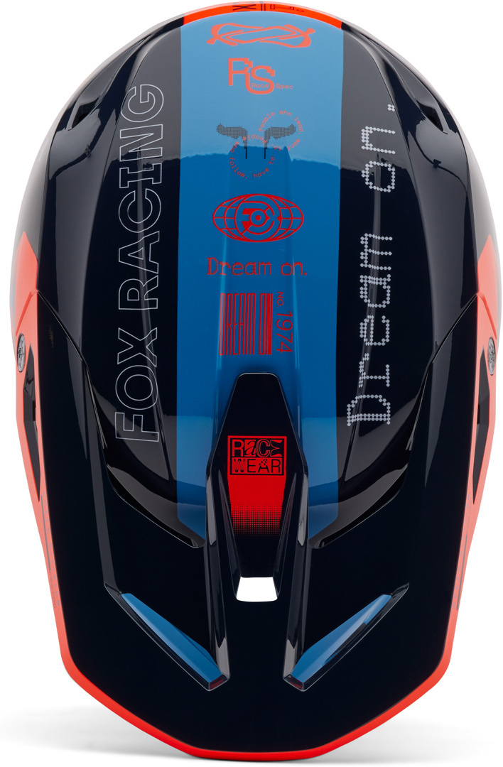 CAPACETE FOX V1 LEED AZUL 2