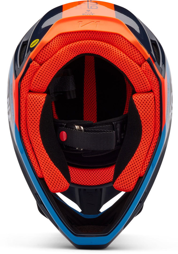 CAPACETE FOX V1 LEED AZUL 4