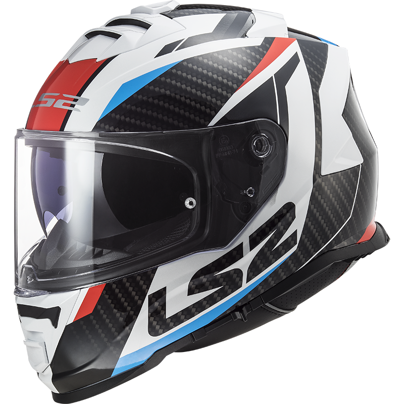 CAPACETE LS2 FF800 STROM RACER BLUE RED 0