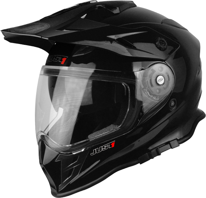 Capacete Just1 J34 Solid BRILHO PRETO 0