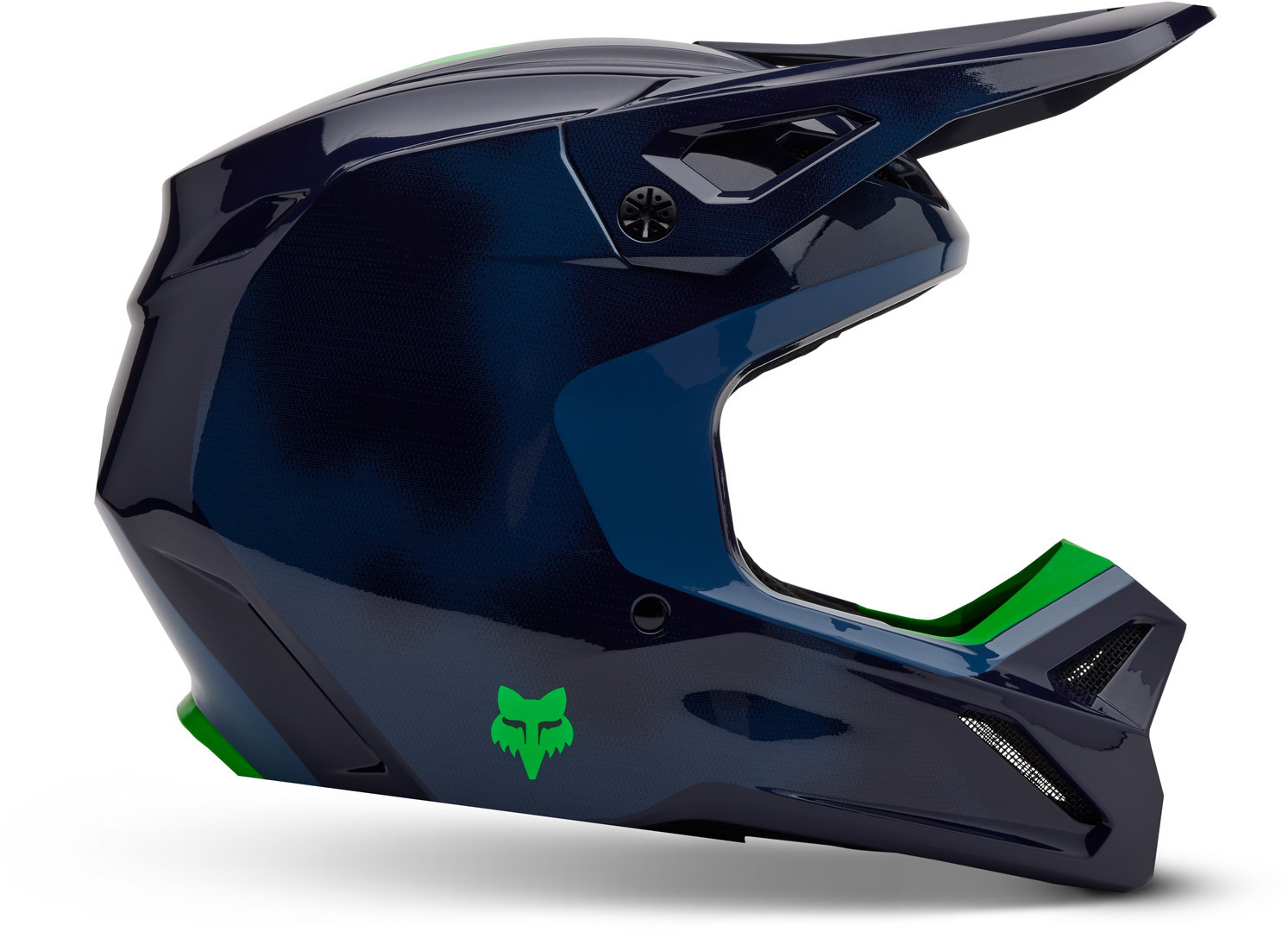 CAPACETE FOX V1 TAUNT NAVY 1