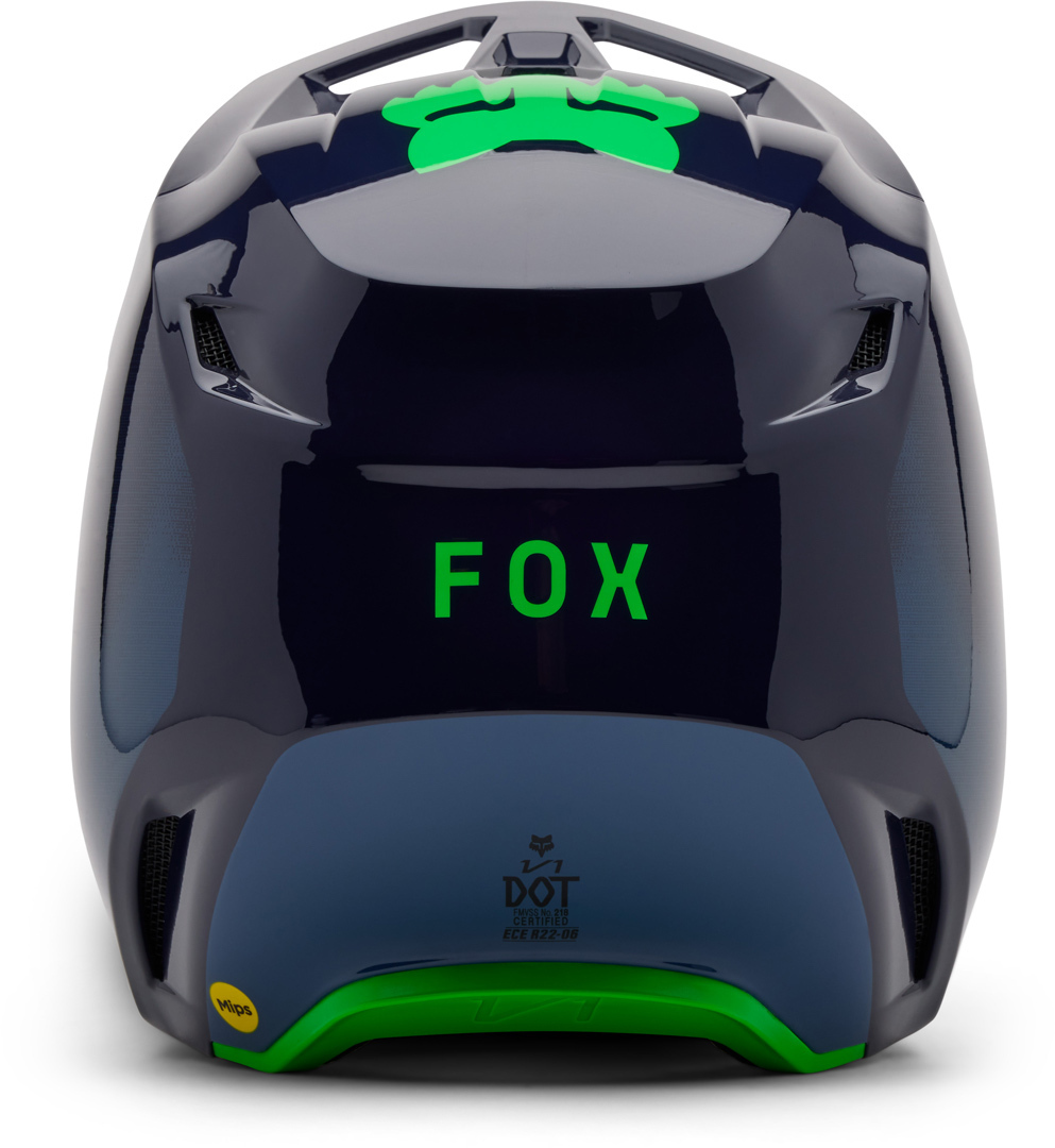 CAPACETE FOX V1 TAUNT NAVY 4