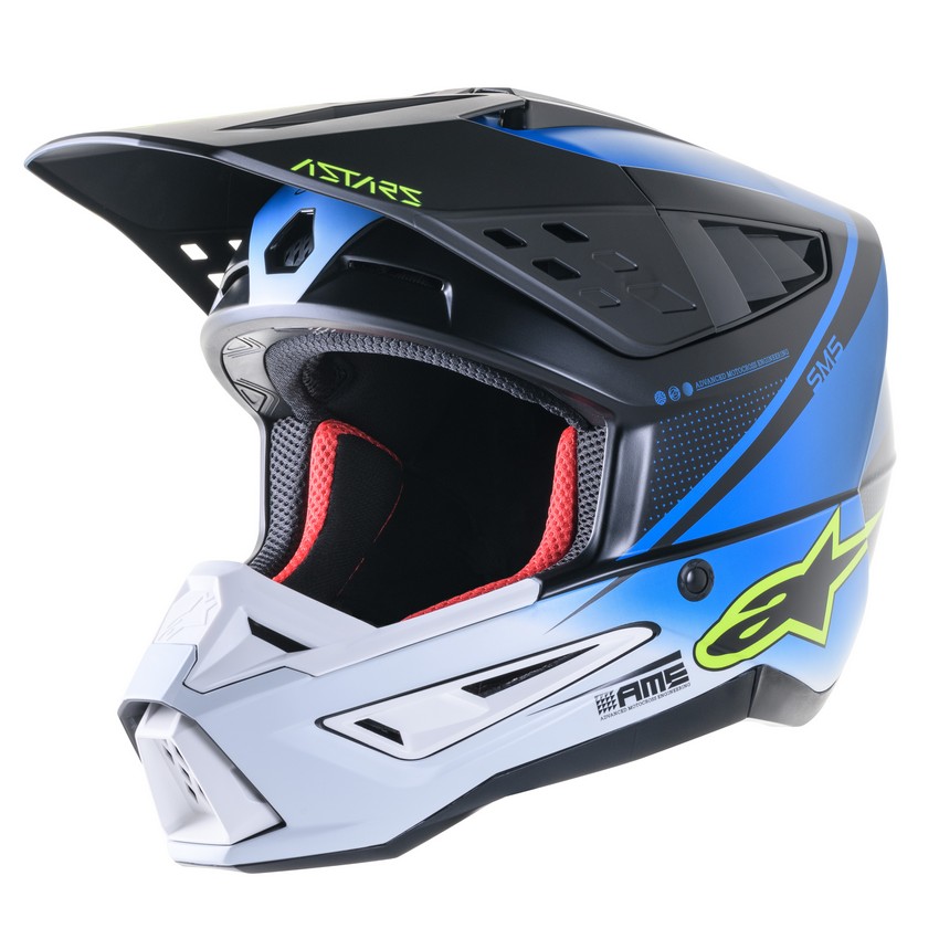 CAPACETE ALPINESTARS S-M5 RAYON ECE NIGHTLIFE MATT 0
