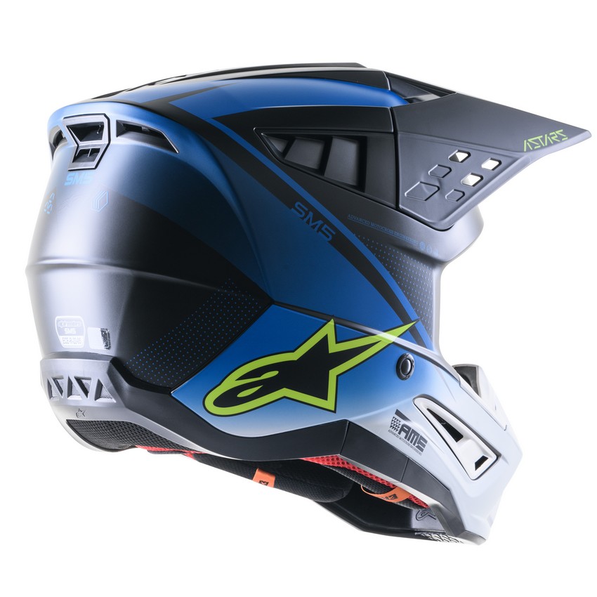 CAPACETE ALPINESTARS S-M5 RAYON ECE NIGHTLIFE MATT 2