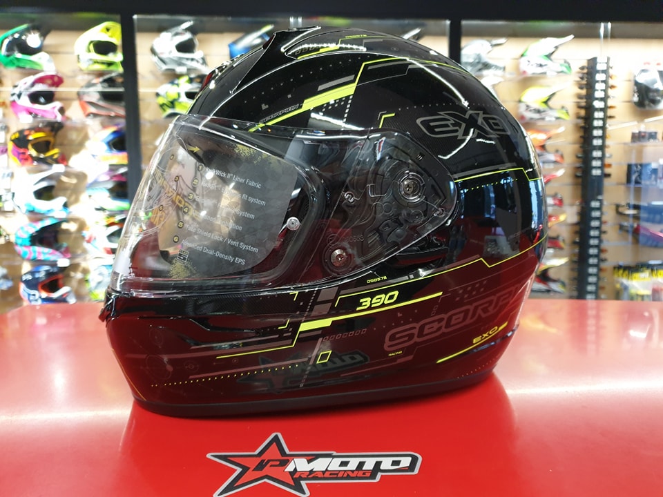 CAPACETE SCORPION EXO-390 BEAT L 0