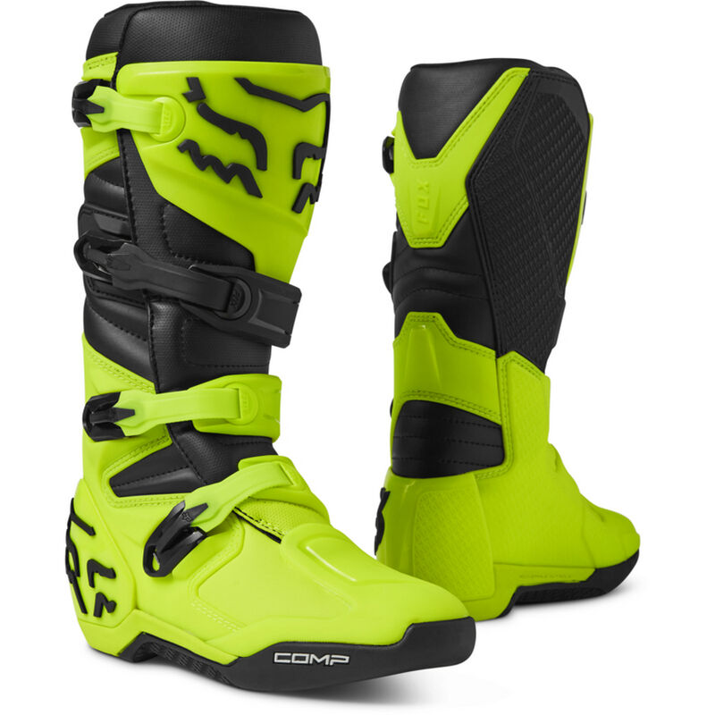 BOTA FOX COMP AMARELO FLUO Nº42
