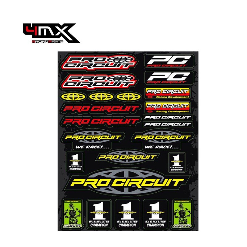 Kit Autocolantes 4MX A3 Pro Circuit 0