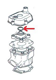 Oring da Cabeça do Cilindro Derbi Euro3/4 1