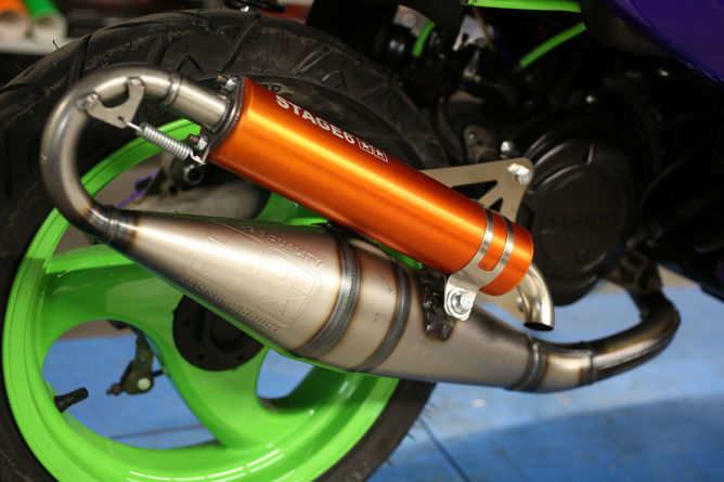 PONTEIRA STAGE6 PRO REPLICA MK2 LARANJA 2FUROS 1