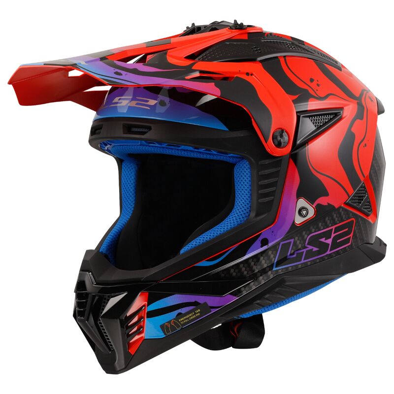 Capacete LS MX708 Fast II Wash Vermelho 0