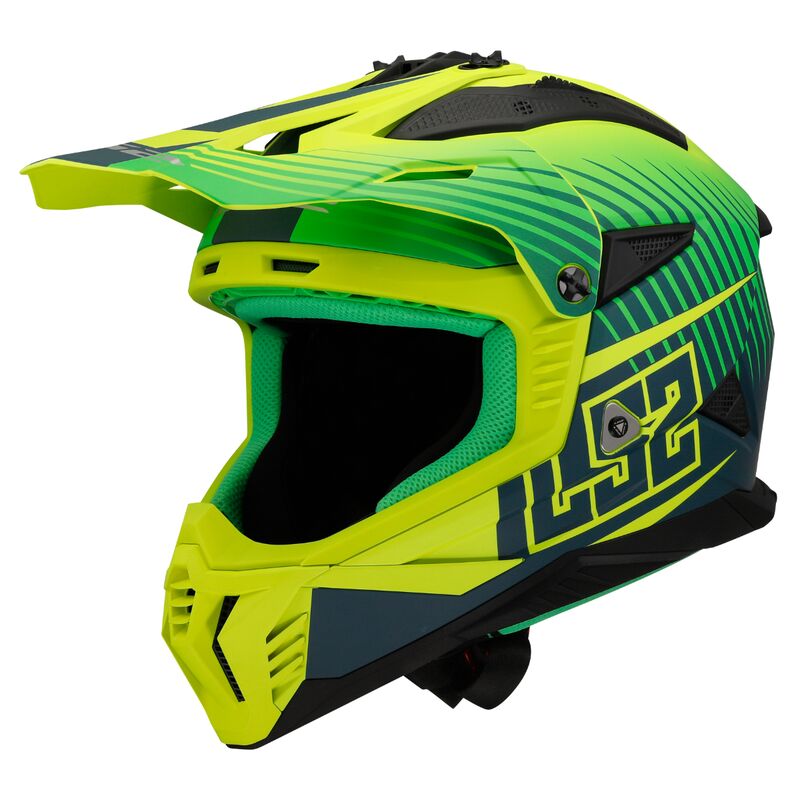 Capacete LS2 MX708 FastII Duck Fluo 0