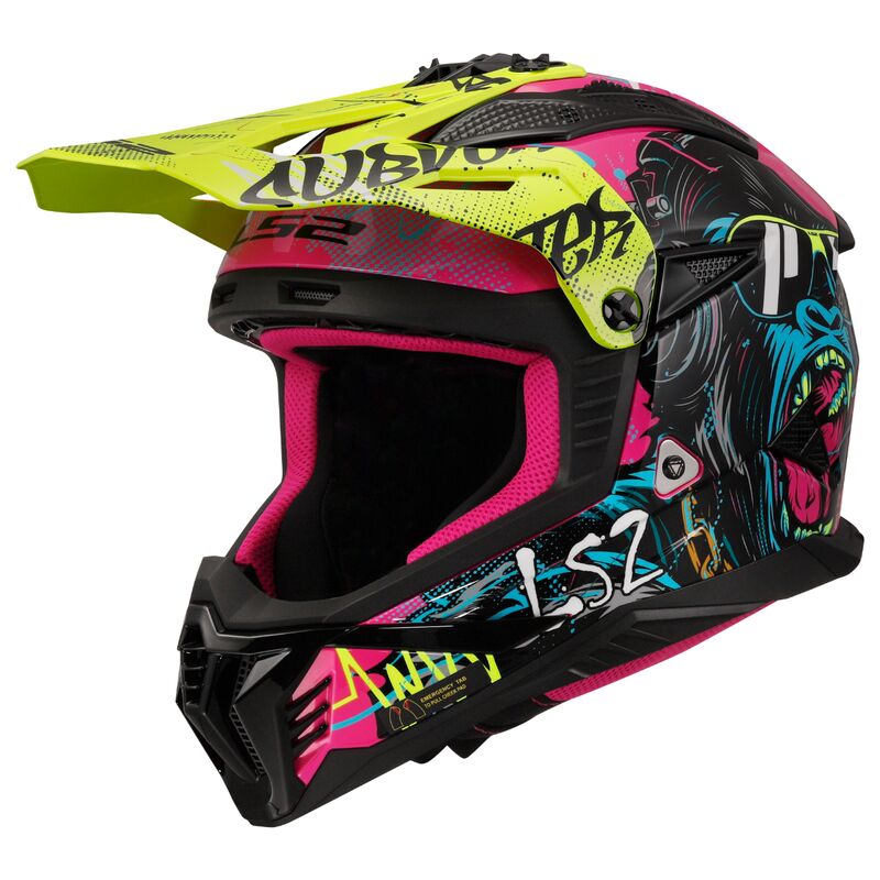 Capacete LS2 MX708 Fast II Gorilla 0