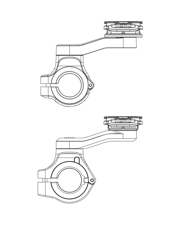 Suporte Quad Lock QLM-HBR para guiador universal 1