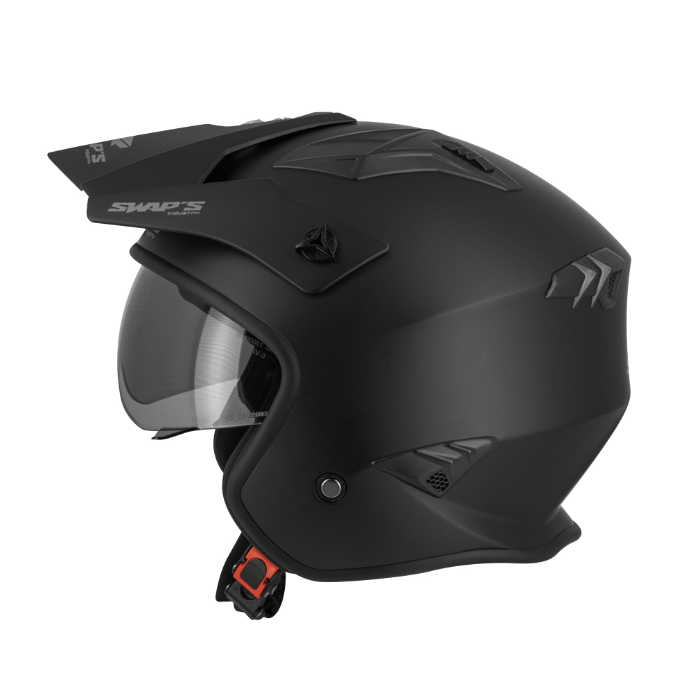 CAPACETE SWAPS S769 TROOPER PRETO MATT 2