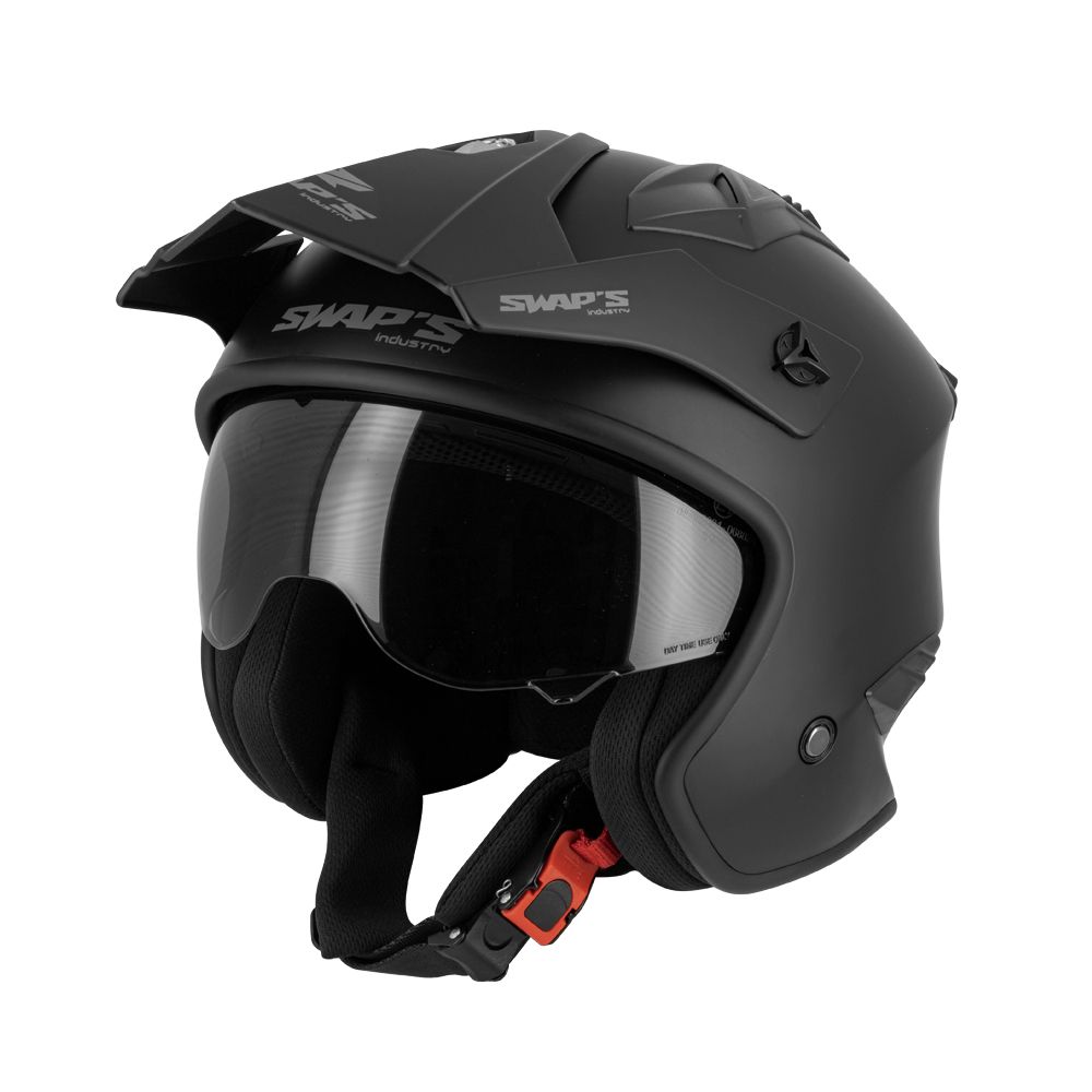 CAPACETE SWAPS S769 TROOPER PRETO MATT 0