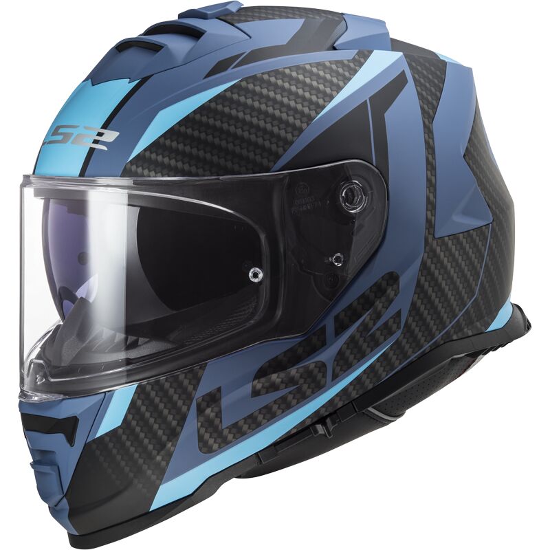CAPACETE LS2 FF800 STROM RACER MATT BLUE 0