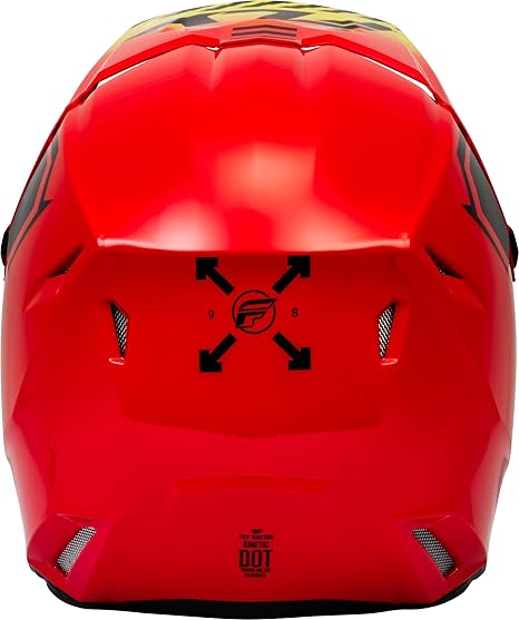 CAPACETE FLY KINETIC VERMELHO 2