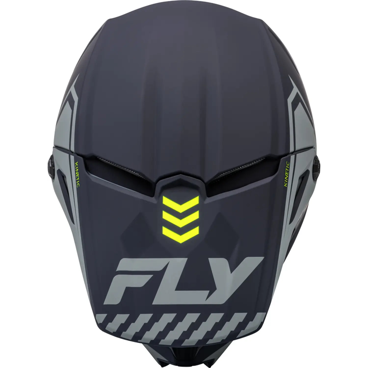 CAPACETE FLY KINETIC CINZA MATT 2