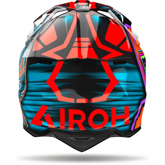 CAPACETE AIROH WRAAP CYBER LARANJA 2