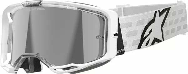 OCULO ALPINESTARS VISION 8 CORP BRANCO ESPELHADO 0