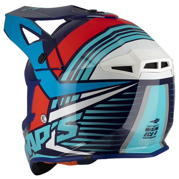 CAPACETE SWAPS S818 AZUL CLARO XL 1