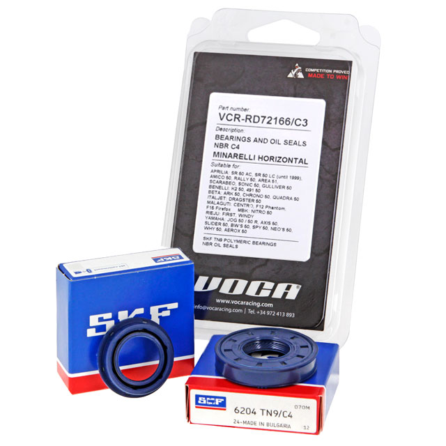 KIT VOCA ROLAMENTOS + VEDANTES CAMBOTA AEROX/ BWS 0