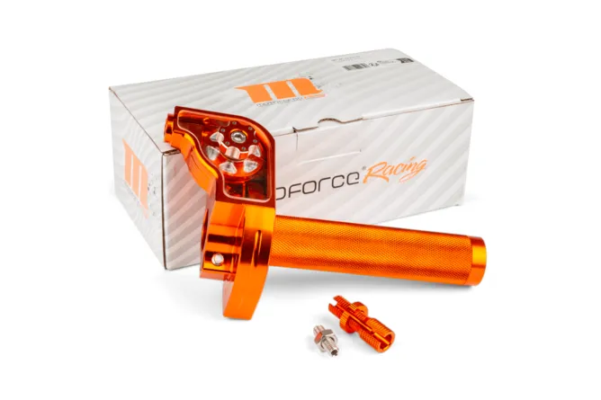 ACELERADOR MOTOFORCE CNC ALUMINIO LARANJA 0