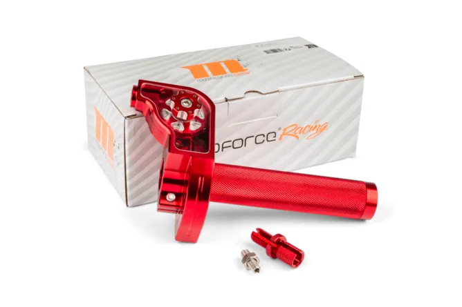 ACELERADOR MOTOFORCE CNC ALUMINIO VERMELHO 0