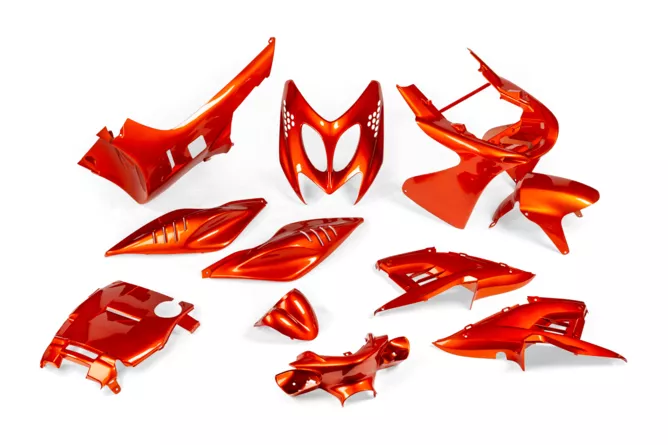 KIT PLASTICOS 11PCS LARANJA AEROX 0