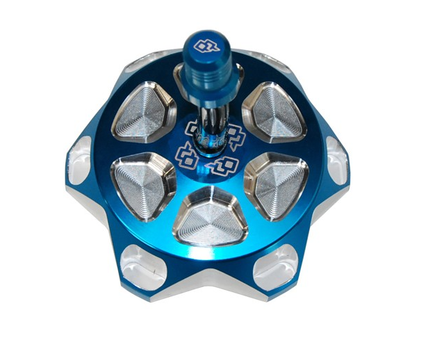 Tampão de depósito Azul QR Yamaha YFZ450/ Warrior 350 Suzuki LTR450/ LTZ400 0