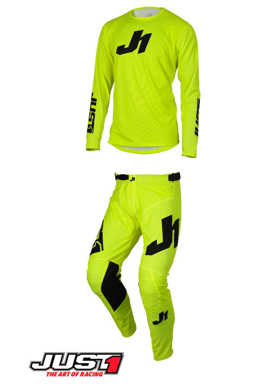 CONJUNTO CALÇA 34 + CAMISA L JUST1 ESSENCE FLUO YEL