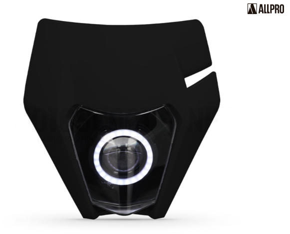 FAROL FRENTE LED KTM ALLPRO PRETO 0