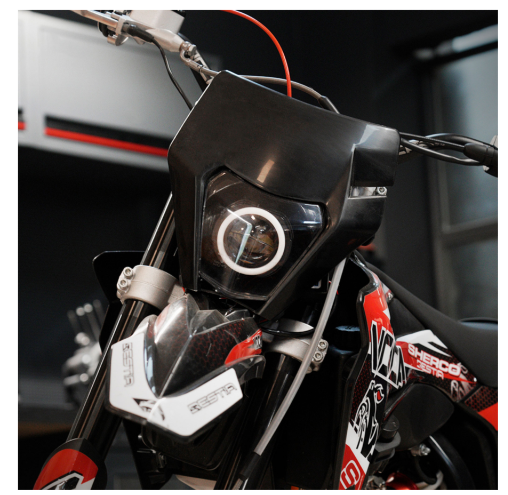 FAROL FRENTE LED KTM ALLPRO PRETO 4