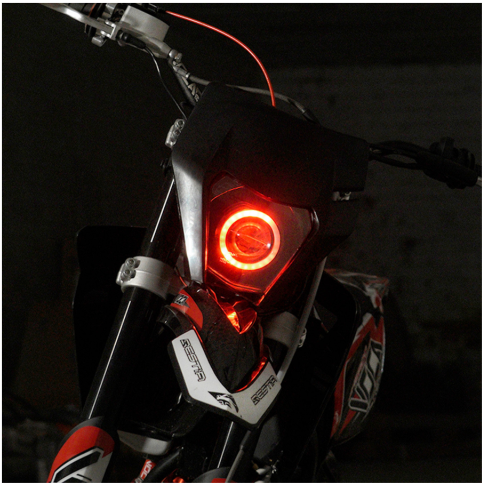 FAROL FRENTE LED KTM ALLPRO PRETO 3