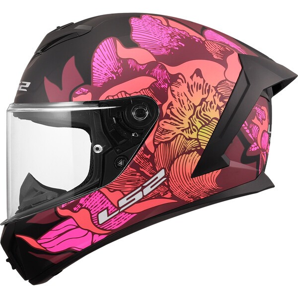 CAPACETE LS2 FF820 POPPIES ROSA MATT 0