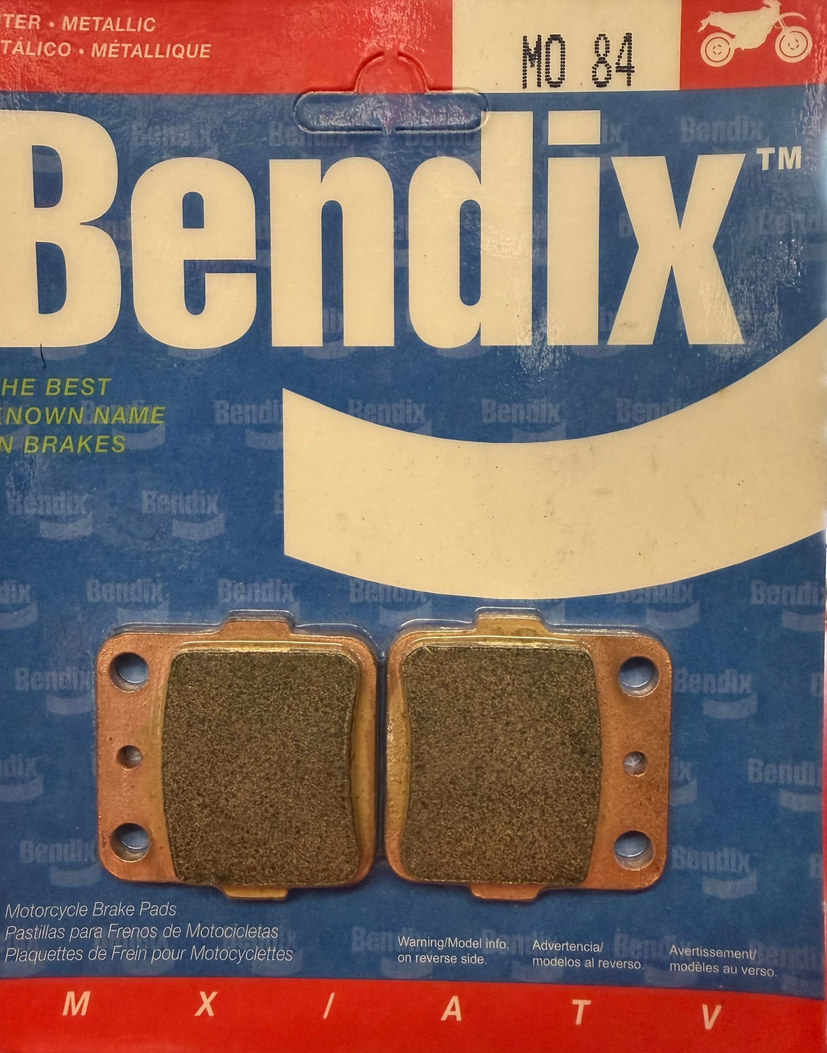 PASTILHA TRAVAO FRENTE / TRAS YFM350R 0