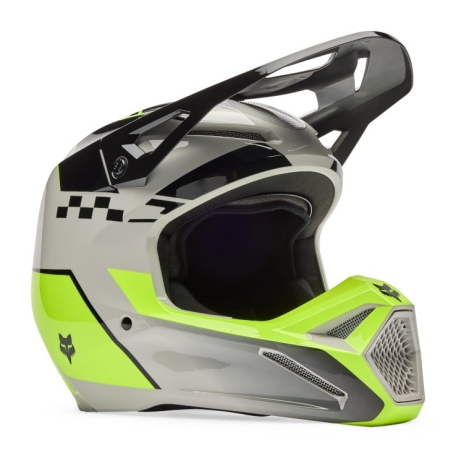 CAPACETE FOX V1 COLLECT GRY/YLW 0