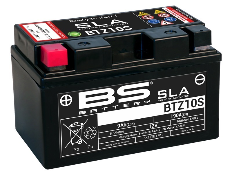 BATERIA BS BATTERY BTZ10S-BS SLA 0