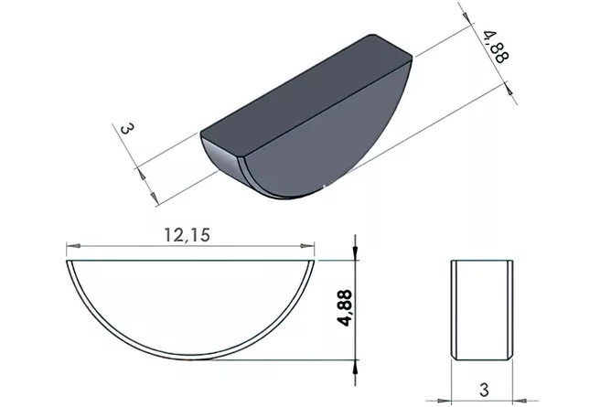 MEIA LUA AEROX/BWS/DT50LC 1